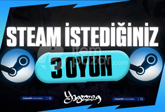 [GARANTİLİ] STEAM İSTEDİĞİNİZ 3 OYUN