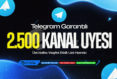 Garantılı - Telegram 2.500 Kanal Üyesi