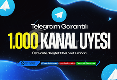 Garantılı - Telegram 1.000 Kanal Üyesi