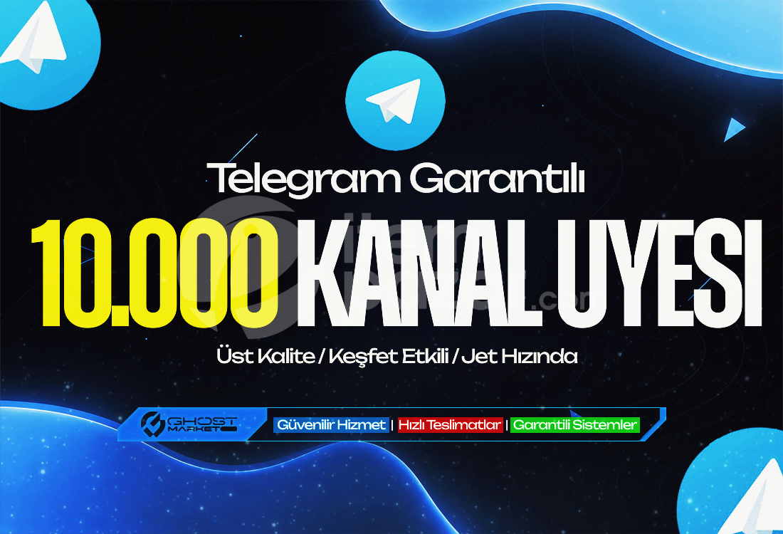 Garantılı - Telegram 10.000 Kanal Üyesi