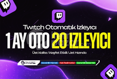 Garantılı - Twitch 1 Ay Oto 20 İzleyici