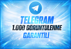 ⭐GARANTİLİ⚡ TELEGRAM 1K GÖRÜNTÜLENME⚡