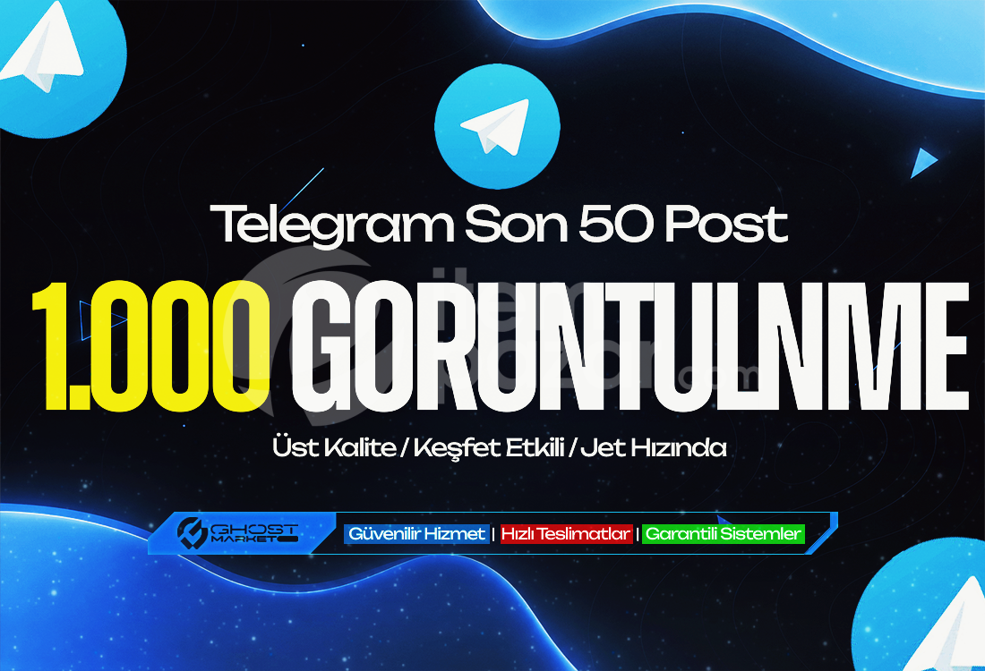 Garantılı - Telegram 1.000 Görüntülenme