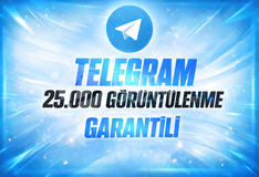 ⭐GARANTİLİ⚡ TELEGRAM 25K GÖRÜNTÜLENME⚡