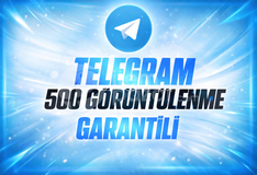 ⭐GARANTİLİ⚡ TELEGRAM 500 GÖRÜNTÜLENME⚡