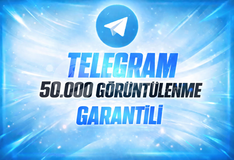 ⭐GARANTİLİ⚡ TELEGRAM 50K GÖRÜNTÜLENME⚡