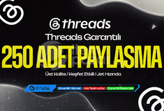 Garantılı - Threads 250 Adet Paylaşım