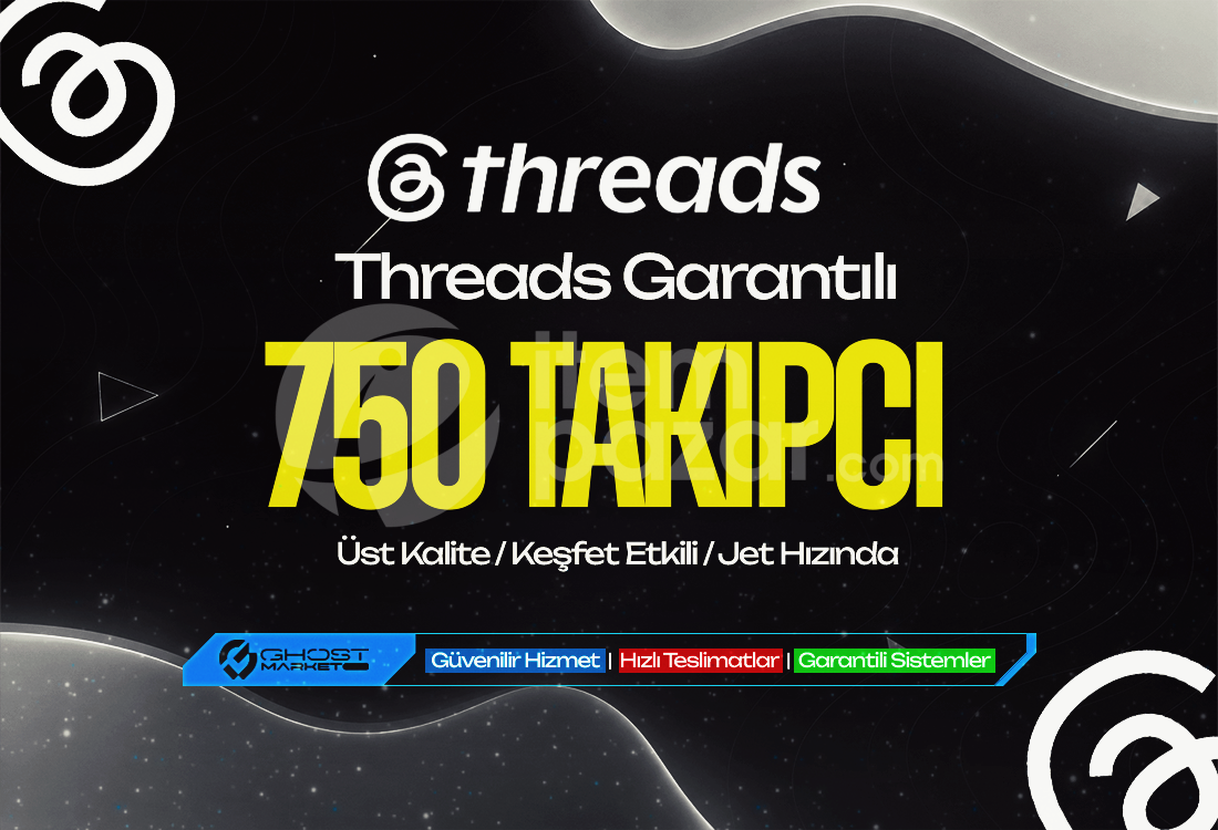 Garantılı - Threads 750 Takipçi