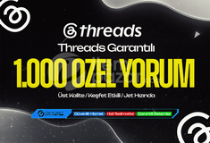 Garantılı - Threads 1.000 Özel Yorum
