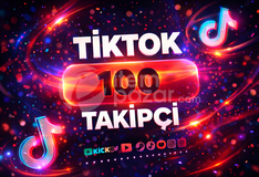 ⭐GARANTİLİ⭐TİKTOK 100 TAKİPÇİ⚡