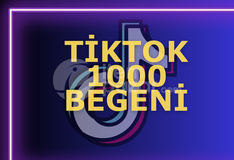 GARANTİLİ | TİKTOK 1000 BEĞENİ