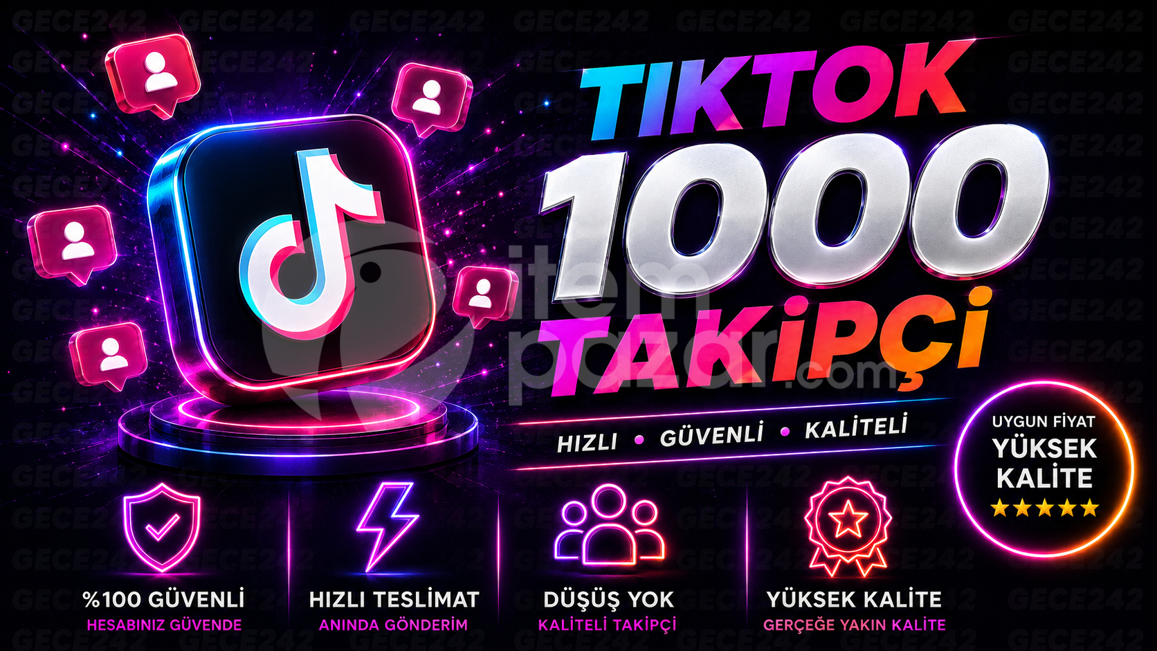 ⭐[GARANTİLİ] TİKTOK 1000 TAKİPÇİ ⭐