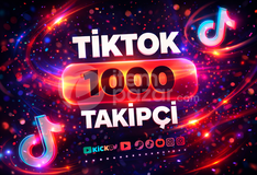 ⭐GARANTİLİ⭐TİKTOK 1.000 TAKİPÇİ⚡
