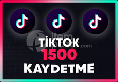 ⚡ [ GARANTİLİ ] TİKTOK 1500 KAYDETME ⚡