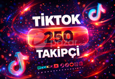 ⭐GARANTİLİ⭐TİKTOK 250 TAKİPÇİ⚡