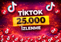 ⭐GARANTİLİ⭐TİKTOK 25.000 İZLENME⚡
