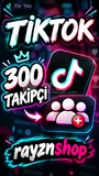 ⭐{GARANTİLİ} TİKTOK 300 TAKİPÇİ⭐