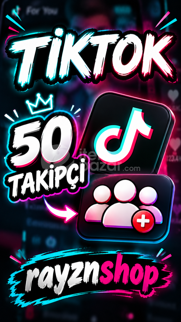 ⭐{GARANTİLİ} TİKTOK 50 TAKİPÇİ⭐