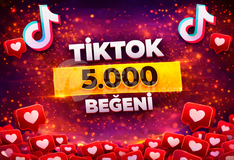 ⭐GARANTİLİ⭐TİKTOK 5K BEĞENİ⚡