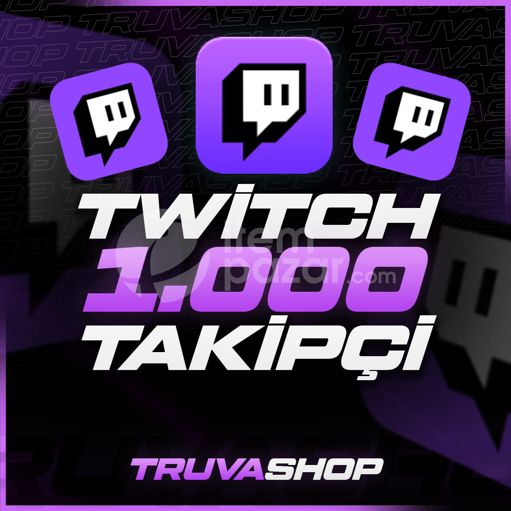 ⭐ GARANTİLİ ⭐ TWİTCH 1.000 TAKİPÇİ ⭐