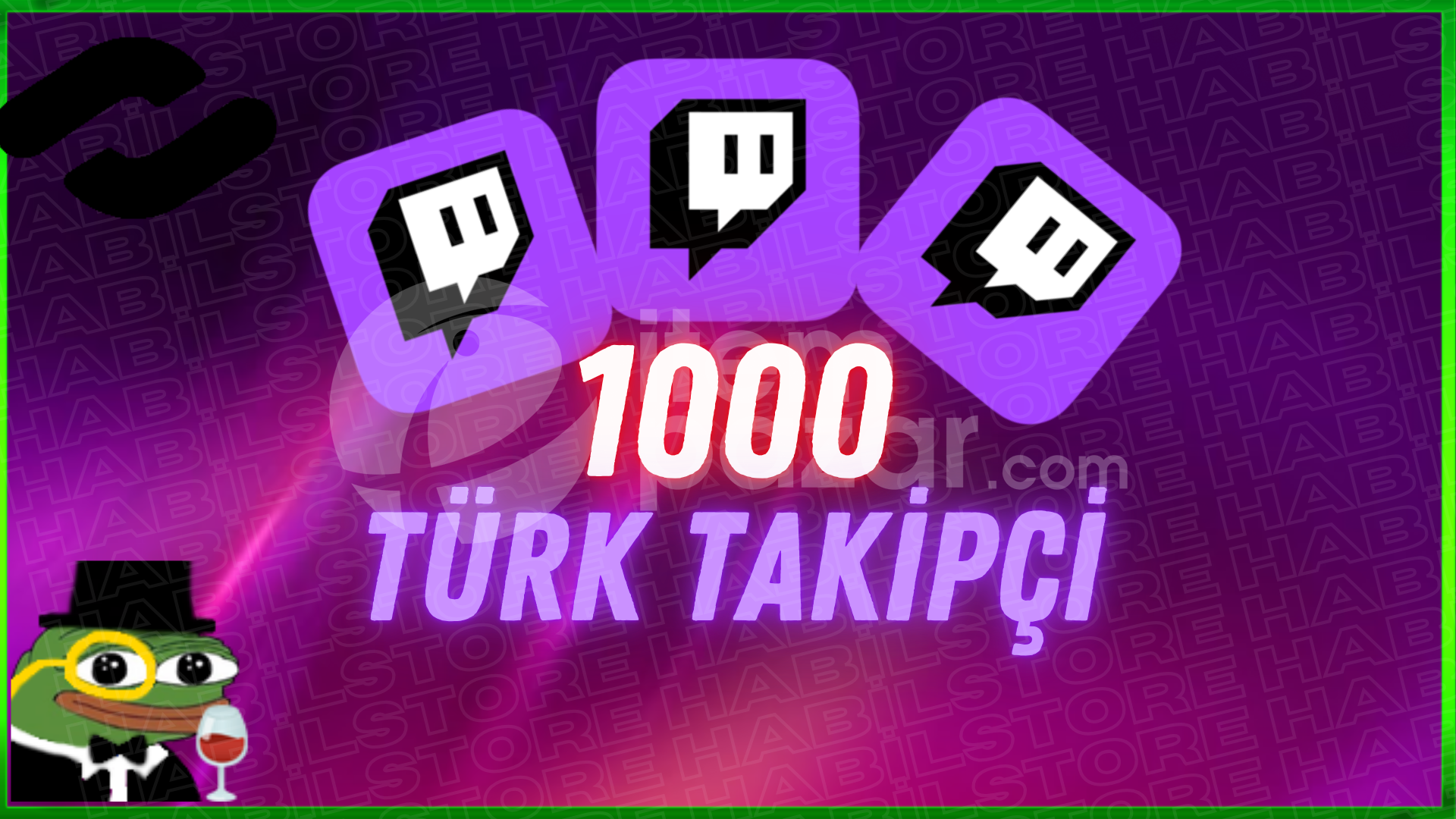 ✨️ [Garantili] Twitch 1.000 Takipçi ✨️