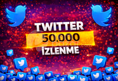 ⭐GARANTİLİ⭐TWİTTER 50.000 İZLENME⚡