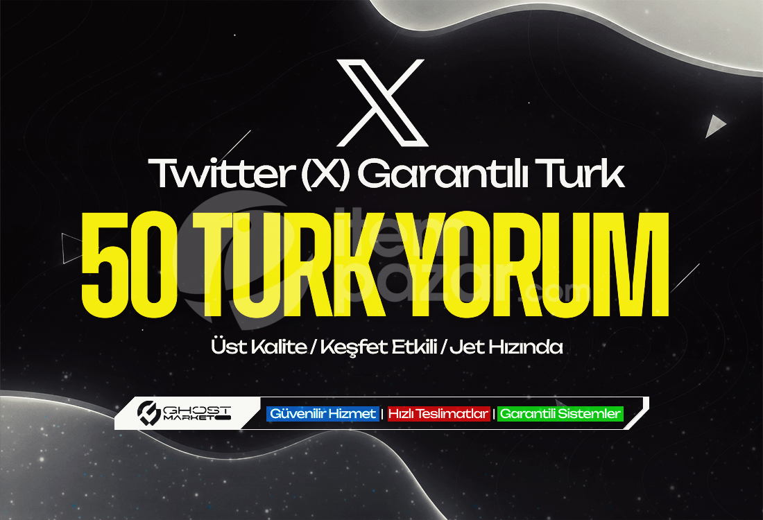 Garantılı - Twitter (X) 50 Türk Yorum