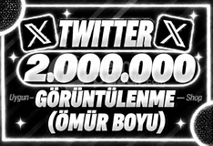 [Garantili✅] Twitter [X] 2000000 Görüntülenme