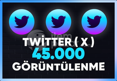 ⚡ [ GARANTİLİ ] TWİTTER ( X ) 45.000 İZLEME ⚡