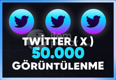 ⚡ [ GARANTİLİ ] TWİTTER ( X ) 50.000 İZLEME ⚡