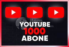 ⚡ [ GARANTİLİ ] YOUTUBE 1000 ABONE ⚡