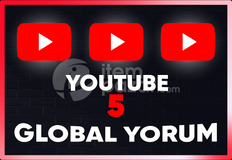 ⚡ [ GARANTİLİ ] YOUTUBE 5 GLOBAL YORUM⚡