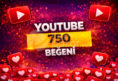 ⭐GARANTİLİ⭐YOUTUBE 750 BEĞENİ⚡