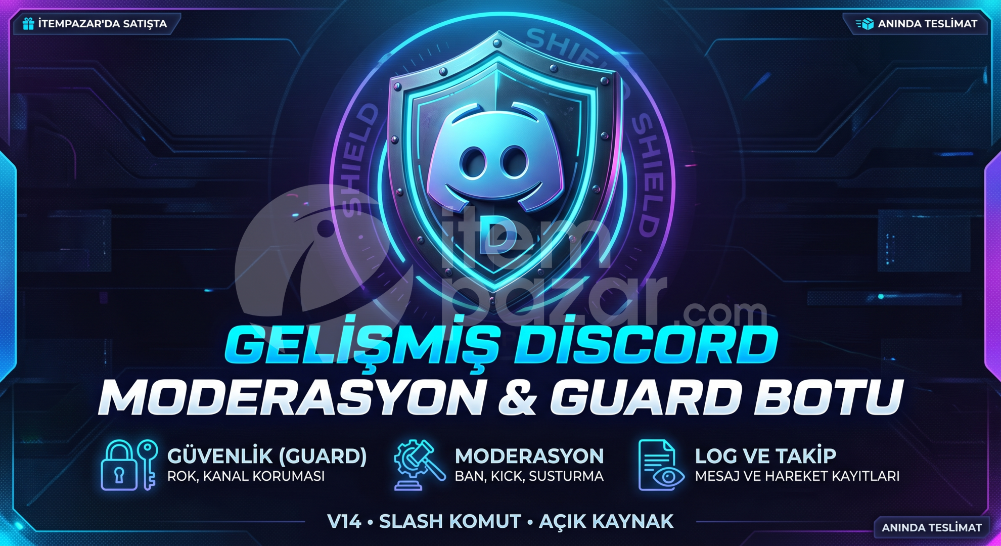 GELİŞMİŞ DİSCORD MODERASYON & GUARD BOTU
