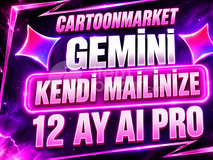 ⭐️GEMINI PRO 12 AYLIK HESABINIZA⭐️