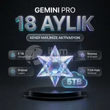 Gemini PRO 18 Aylık - Kişisel Hesabınıza Özel