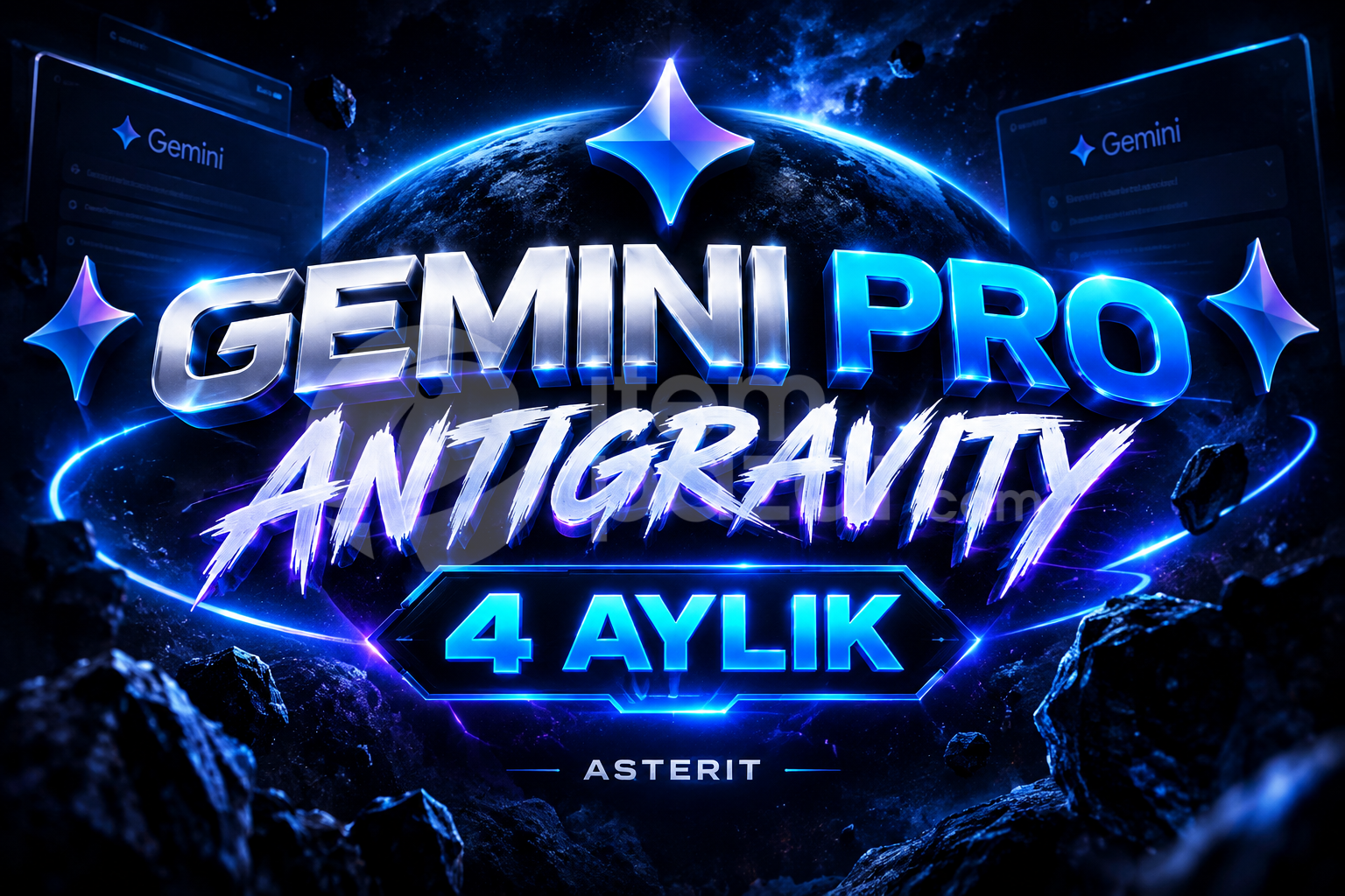 Gemini Pro 4 Aylık Kendi Mailinize
