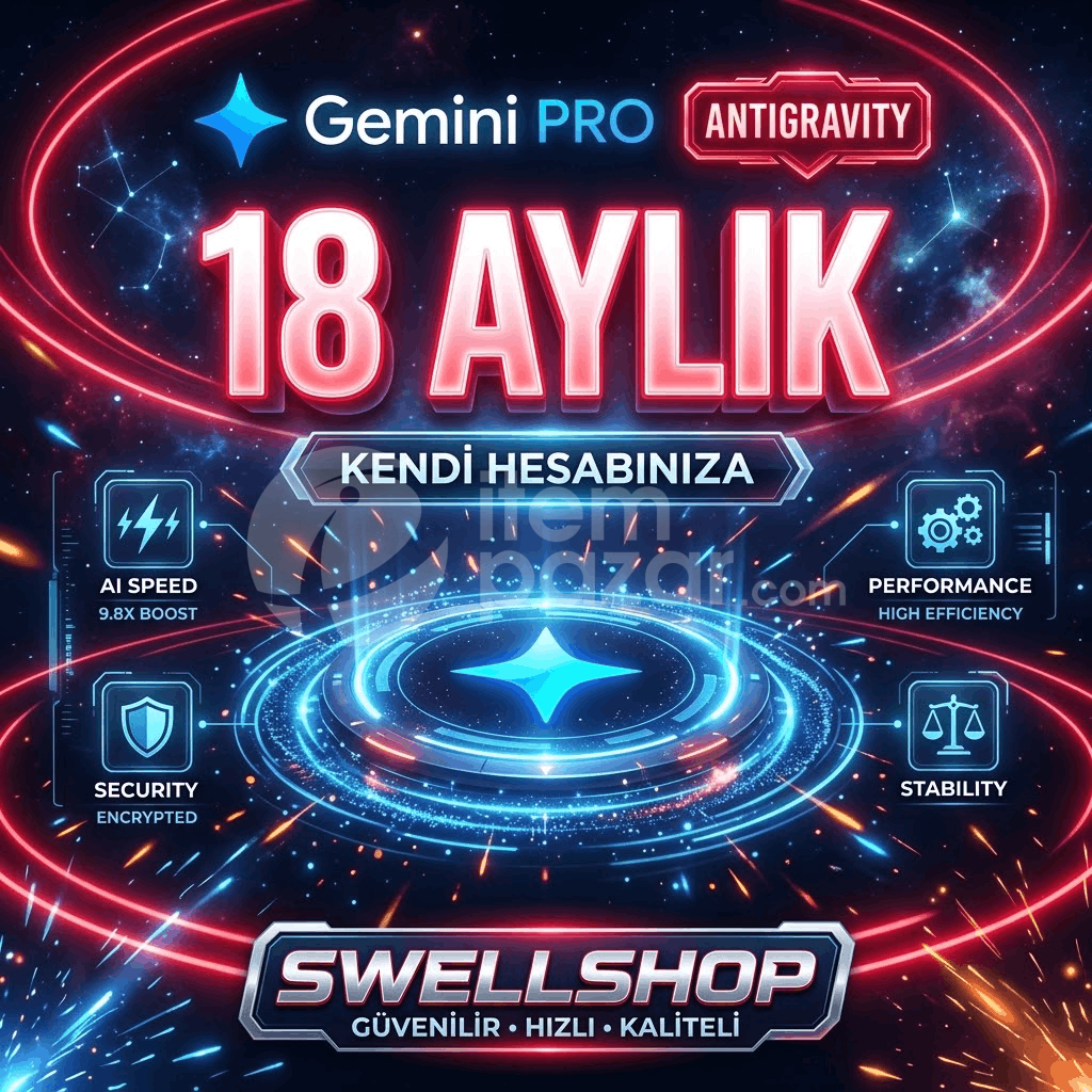 Gemini Pro Antigravity| 18 Aylık Kendi Hesabına