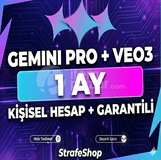 Gemini Pro + Veo 3 1 Ay Kişisel | Garantili!