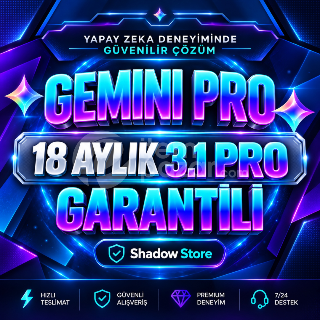 Gemini Pro Veo 3.1 AI 18 Aylık Kendi Hesabınıza
