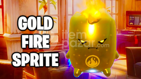 GOLD Fire Sprite - Fortnite