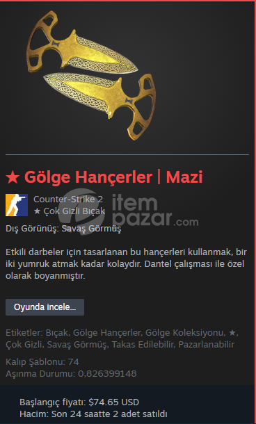 ★ Gölge Hançerler | Mazi