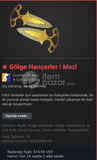 ★ Gölge Hançerler | Mazi