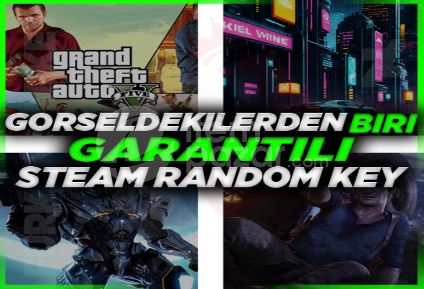 ⭐GÖRSELDEKİLERDEN BİRİ STEAM RANDOM KEY4⭐