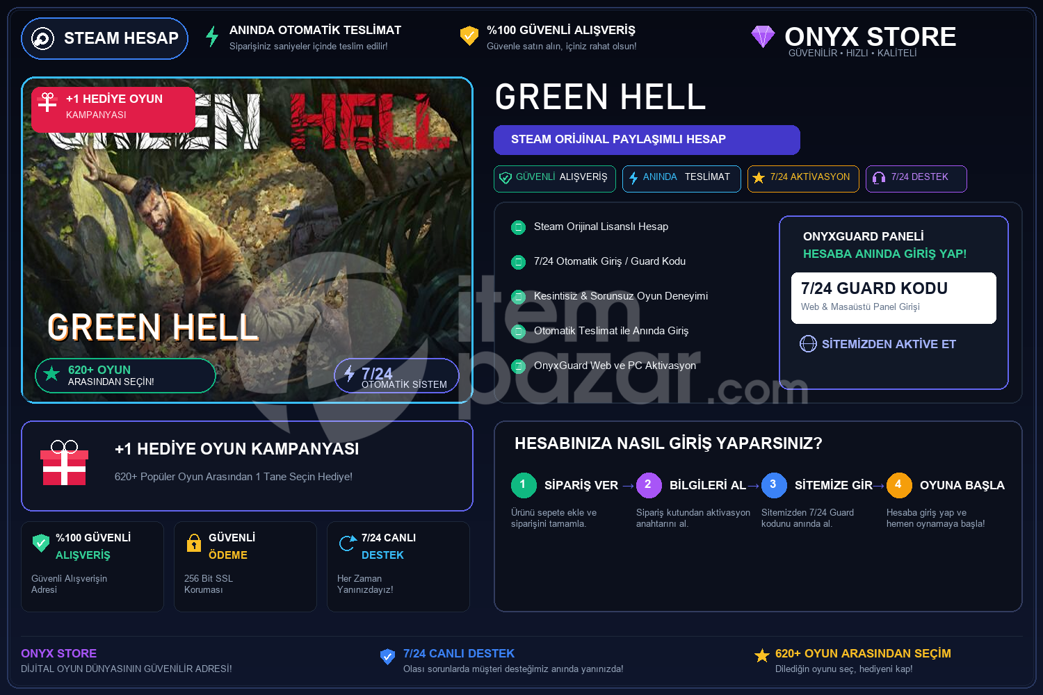 Green Hell Garantili + Hediye