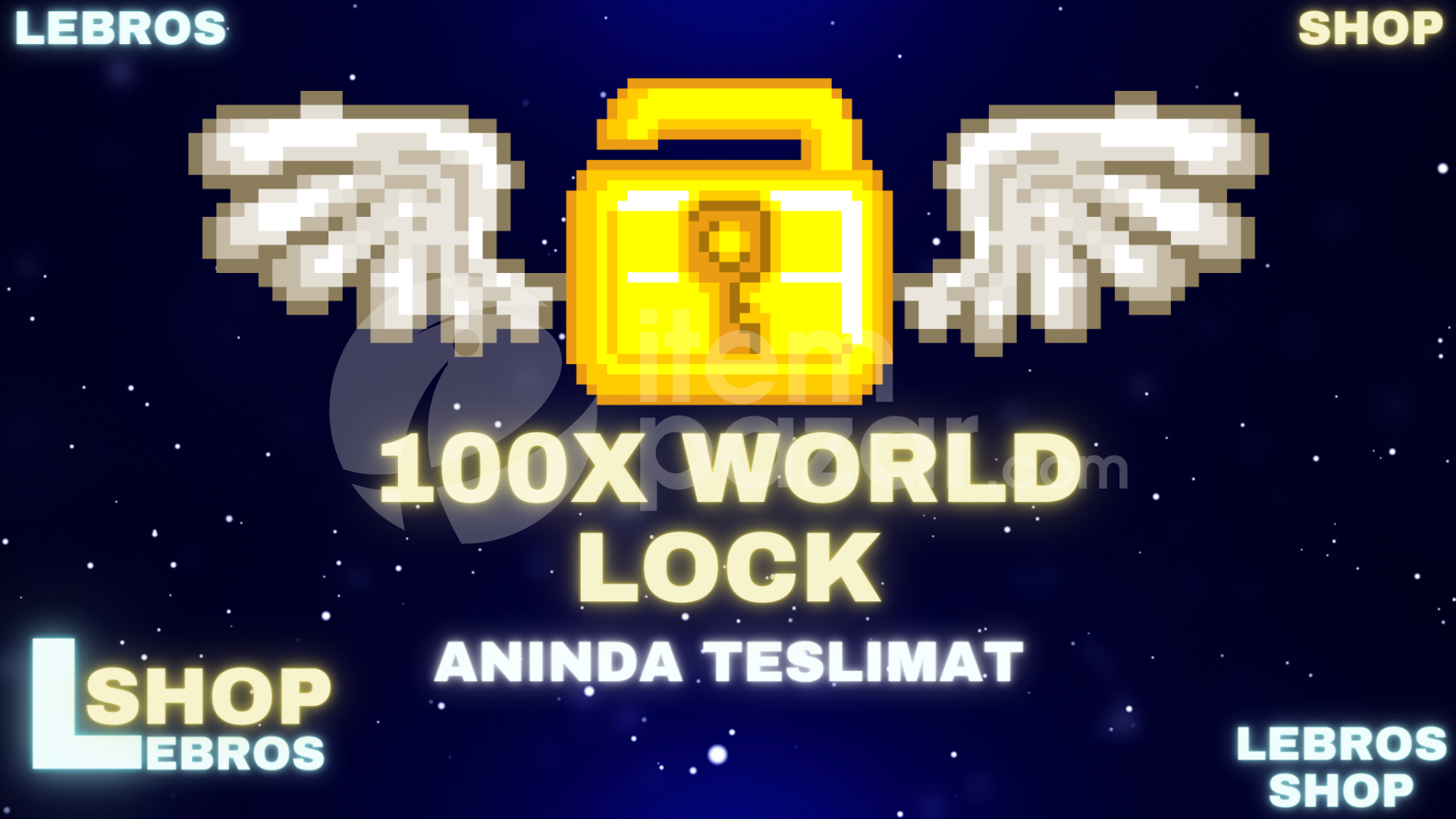 Growtopia 100 World Lock [Anında Teslimat]