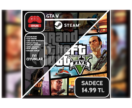 Gta 5 + 2 Oyun