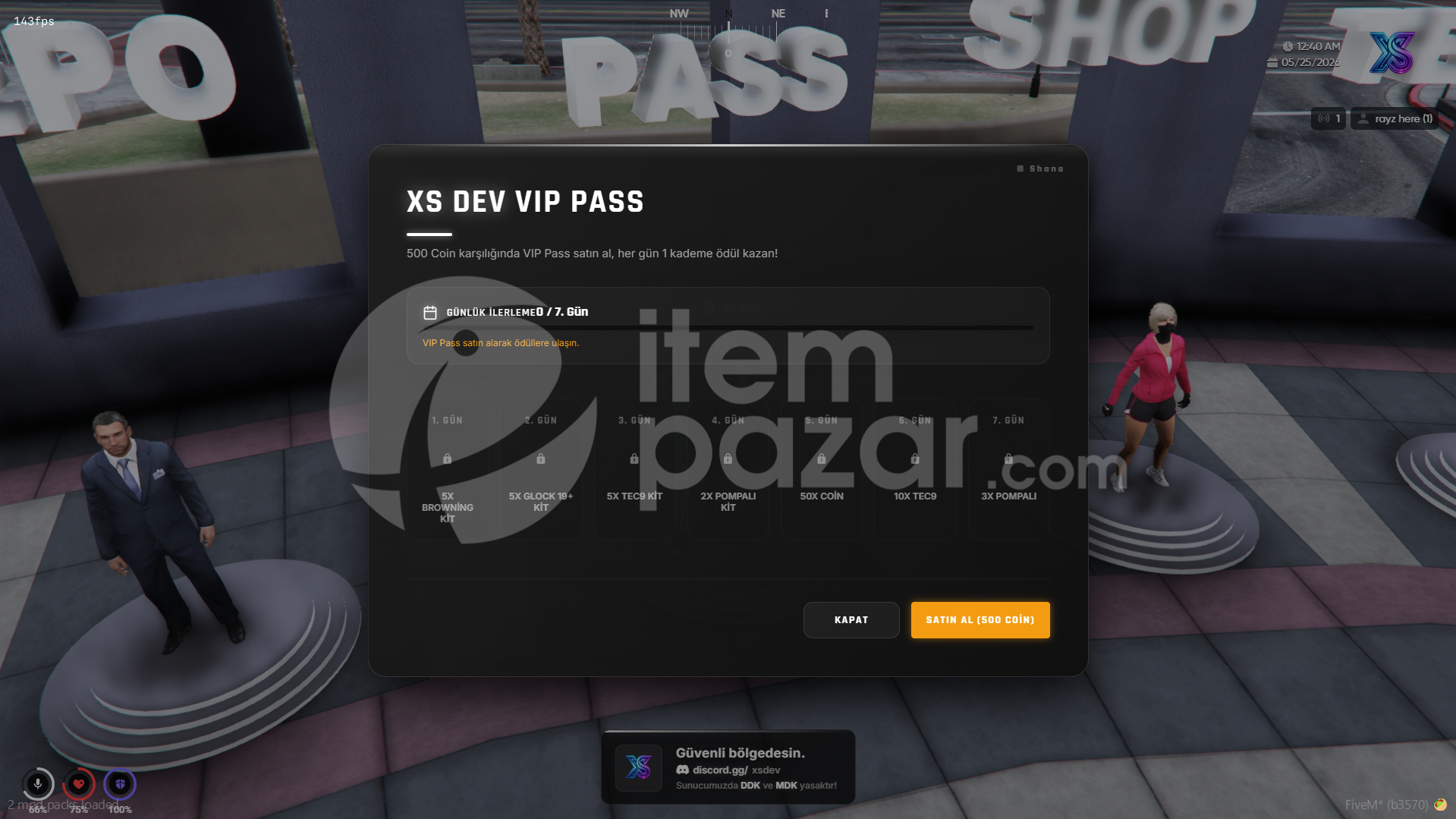  GTA 5 FİVEM PVP SUNUCU PAKETİ