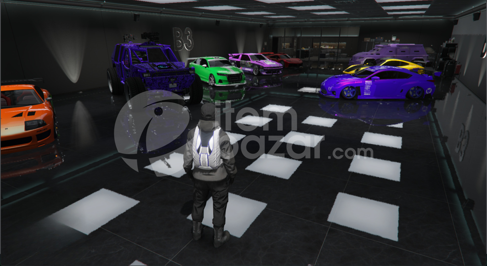 GTA ONLINE 500M + 500 LVL + 10 MODDED CARS !!