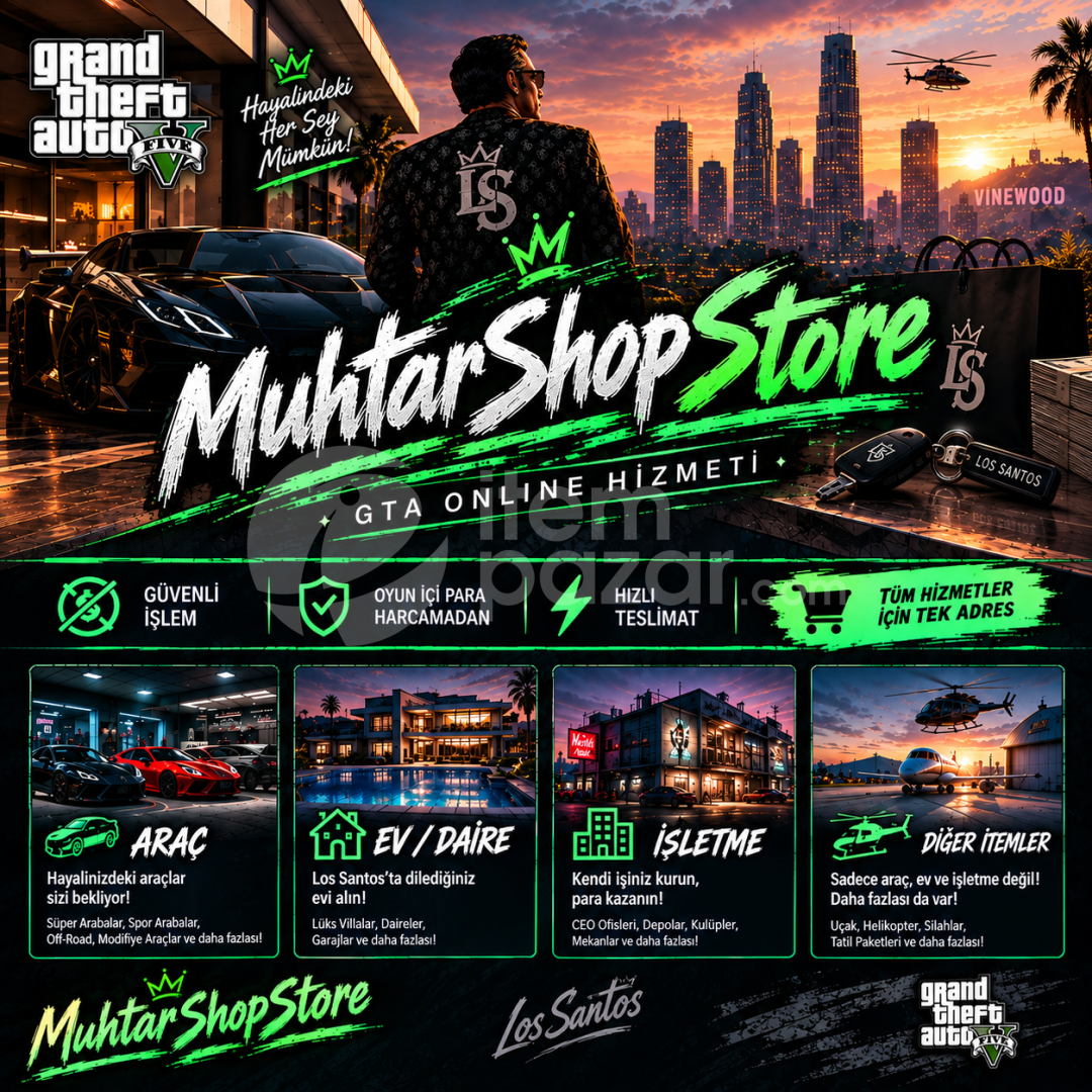 GTA ONLINE - FREE SHOPPING HİZMETİ